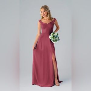 Kennedy Blue Haley bridesmaids dress- color rosewood NWT